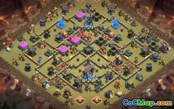 Top Town Hall 18 Base Layouts to Copy #56905