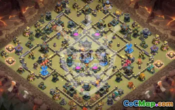 Top Town Hall 18 Base Layouts to Copy #57306