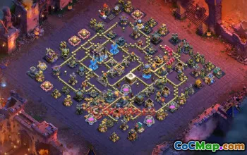 Top Town Hall 18 War Base for Clash of Clans #56783
