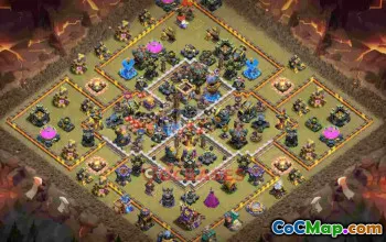 Top Town Hall 18 War Base Layout 280fk #57365