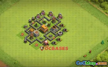 Top Town Hall 4 Farming Base - Clash of Clans Copy Link #23179