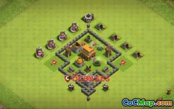 Top Town Hall 4 Farming Base - Clash of Clans Copy Link #23413