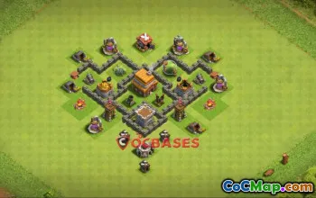 Top Town Hall 4 Farming Base | Clash of Clans Guide #22680