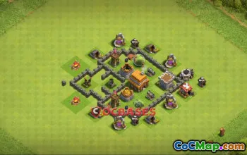 Top Town Hall 4 Farming Base | Copy Link for Clash of Clans #23540