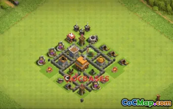 Top Town Hall 4 Farming Base Guide | Clash of Clans #23680