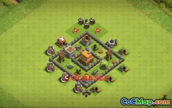 Top Town Hall 4 Farming Base Guide | Clash of Clans #24180