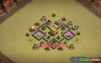 Top Town Hall 4 War Base Guide | Clash of Clans #22791