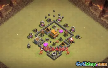 Top Town Hall 4 War Base Layouts | Clash of Clans #23161