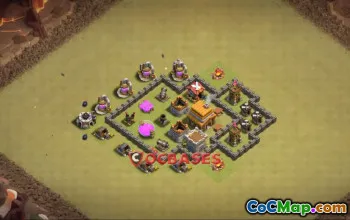 Top Town Hall 4 War Base Links for Clash of Clans #23703
