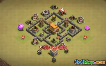 Top Town Hall 4 War Base Strategy | Clash of Clans Guide #23972