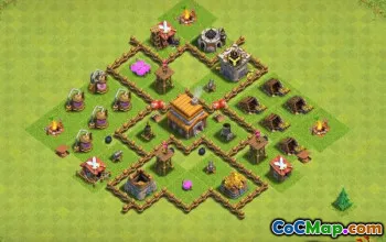 Top Town Hall 5 Układy i mapy dla COC #14046