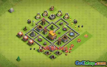 Top Town Hall 5 Farming Base - Anti 3 Stars & Giants #24246