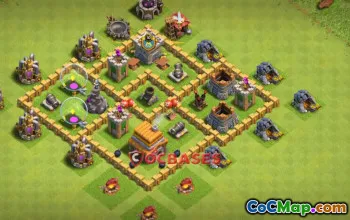 Top Town Hall 5 Hybrid Base - Anti 2 Stars | Clash of Clans #20475