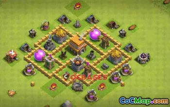 Top Town Hall 5 War Base for Clash of Clans | Copy Link #23872