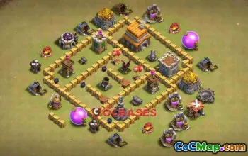 Top Town Hall 5 War Base for Clash of Clans - Copy Link! #23874