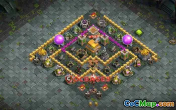 Top Town Hall 6 Base: Anti-Air & Anti-Ground Defense #23755
