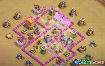 Top Town Hall 6 Base Layouts for Clash of Clans #54797