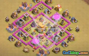 Clash of Clans Basen kopieren  Town Hall 6 #54789
