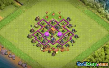 Top Town Hall 6 Farming Base Layout - phhye #57161
