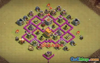 Top Town Hall 6 War Base Layouts | Clash of Clans Strategies #23611
