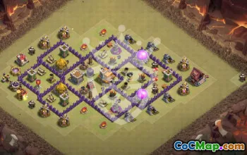 Top Town Hall 7 Base Layouts for Clash of Clans #53944