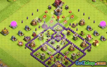 Top Town Hall 7 Base Layouts for Clash of Clans #54840
