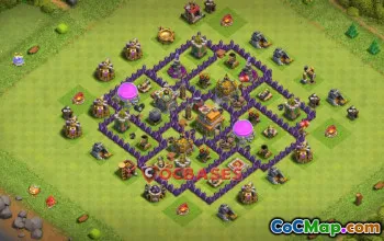 Top Town Hall 7 Farming Base | Clash of Clans** #21654