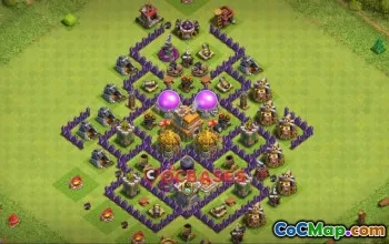 Top Town Hall 7 Farming Base | Clash of Clans Copy Link #23315