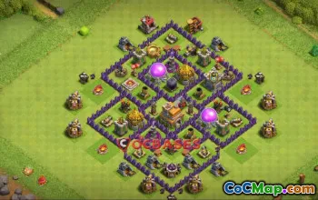 Top Town Hall 7 Farming Base & Copy Link - Clash of Clans #22756