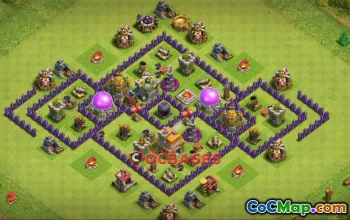 Top Town Hall 7 Farming Base - Copy Link | Clash of Clans #22812