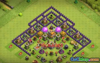 Top Town Hall 7 Farming Base - Copy Link Inside | COC #23240