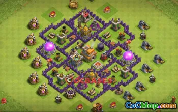 Top Town Hall 7 Farming Base - Copy Link & Tips | CoC #23091