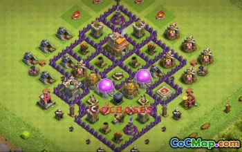 Top Town Hall 7 Farming Base - Copy Now! | Clash of Clans #23271
