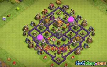 Top Town Hall 7 Farming Base | Copy Now in Clash of Clans #21760