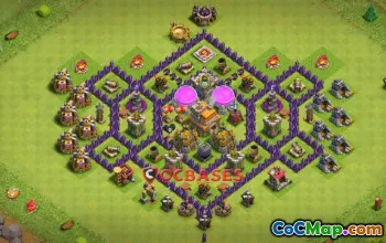Top Town Hall 7 Farming Base for Clash of Clans - Copy Link! #20856
