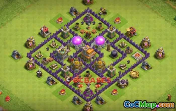 Top Town Hall 7 Farming Base Layout - Copy Link Now! #23396