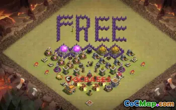 Top Town Hall 7 Fun Base: TROLL Island for Clash of Clans #24455