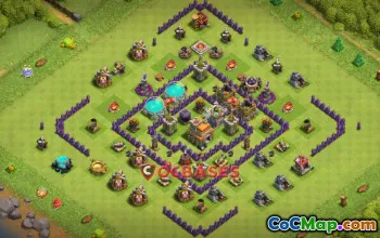 Top Town Hall 7 Hybrid Base - Anti 2 Star | Clash of Clans #20608