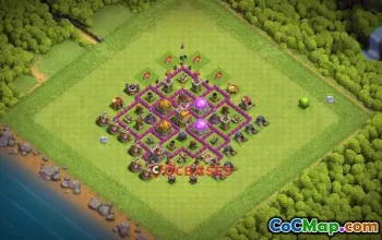 Top Town Hall 7 Trophy Base - Clash of Clans TH7 Base Link #22174