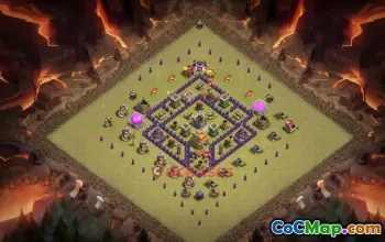Top Town Hall 7 War Base | Anti-2* Strategy - Clash of Clans #19437