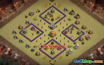 Top Town Hall 7 War Base - Clash of Clans Copy Link #20232