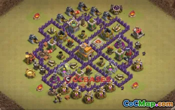 Top Town Hall 7 War Base - Clash of Clans Copy Link #21053