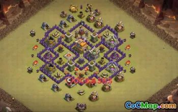 Top Town Hall 7 War Base | Clash of Clans Copy Link #21103