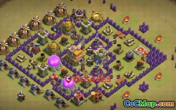 Top Town Hall 7 War Base - Clash of Clans (Copy Link) #21241