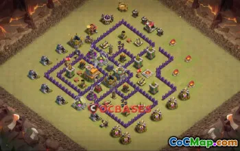 Top Town Hall 7 War Base - Clash of Clans Copy Link #23224
