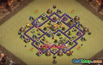Top Town Hall 7 War Base - Clash of Clans Copy Link #23381