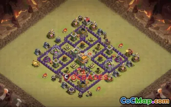 Top Town Hall 7 War Base - Clash of Clans Copy Link #23522