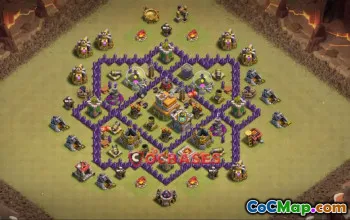 Top Town Hall 7 War Base | Clash of Clans Copy Link #24012