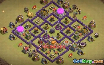 Top Town Hall 7 War Base | Clash of Clans Strategy Guide #21236