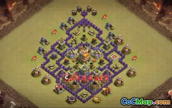 Top Town Hall 7 War Base - Copy Link for Clash of Clans #22864
